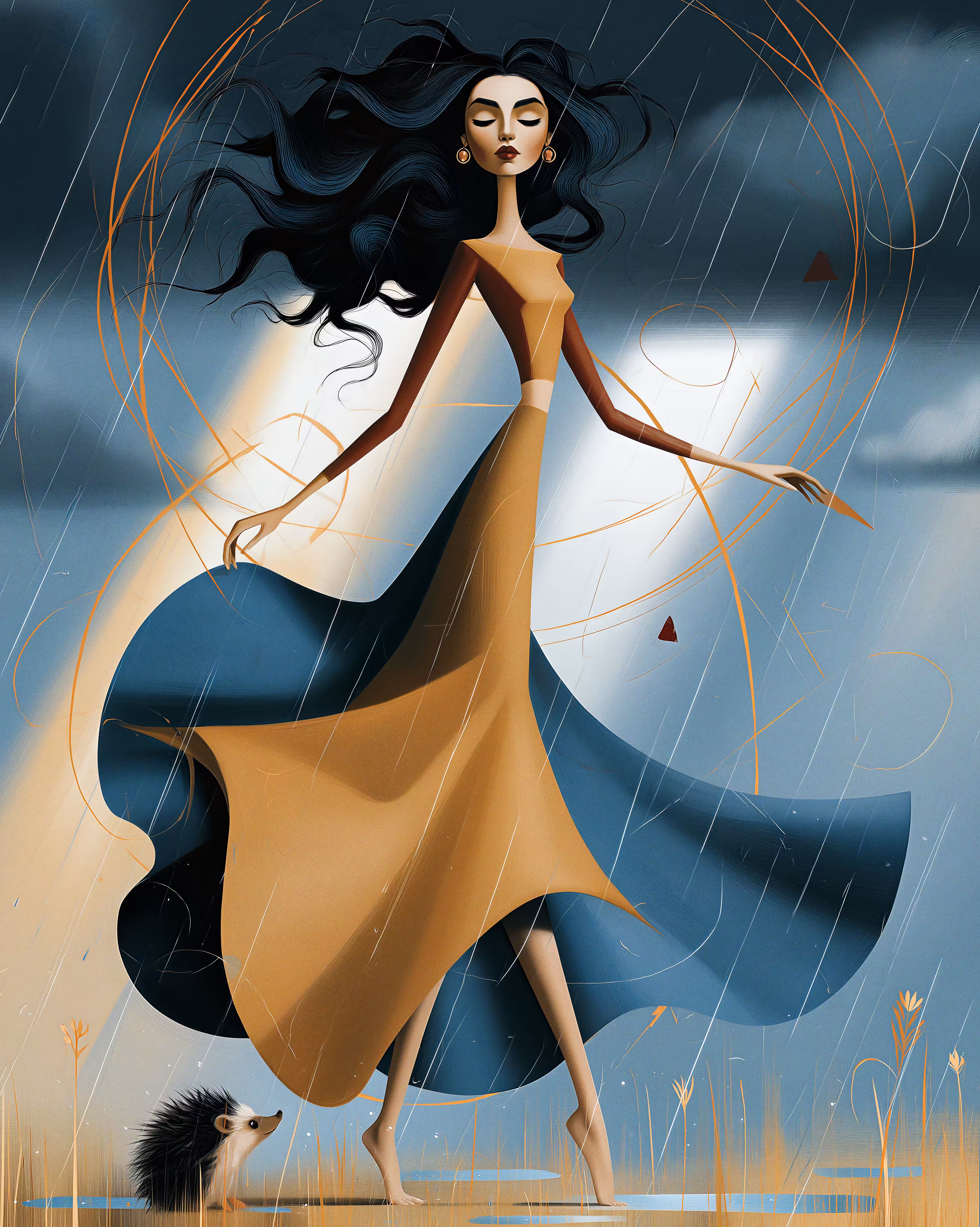 The Moment She Became Shelter.