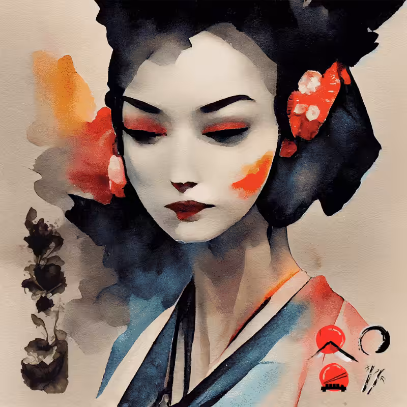 Black Rose and Geisha #15