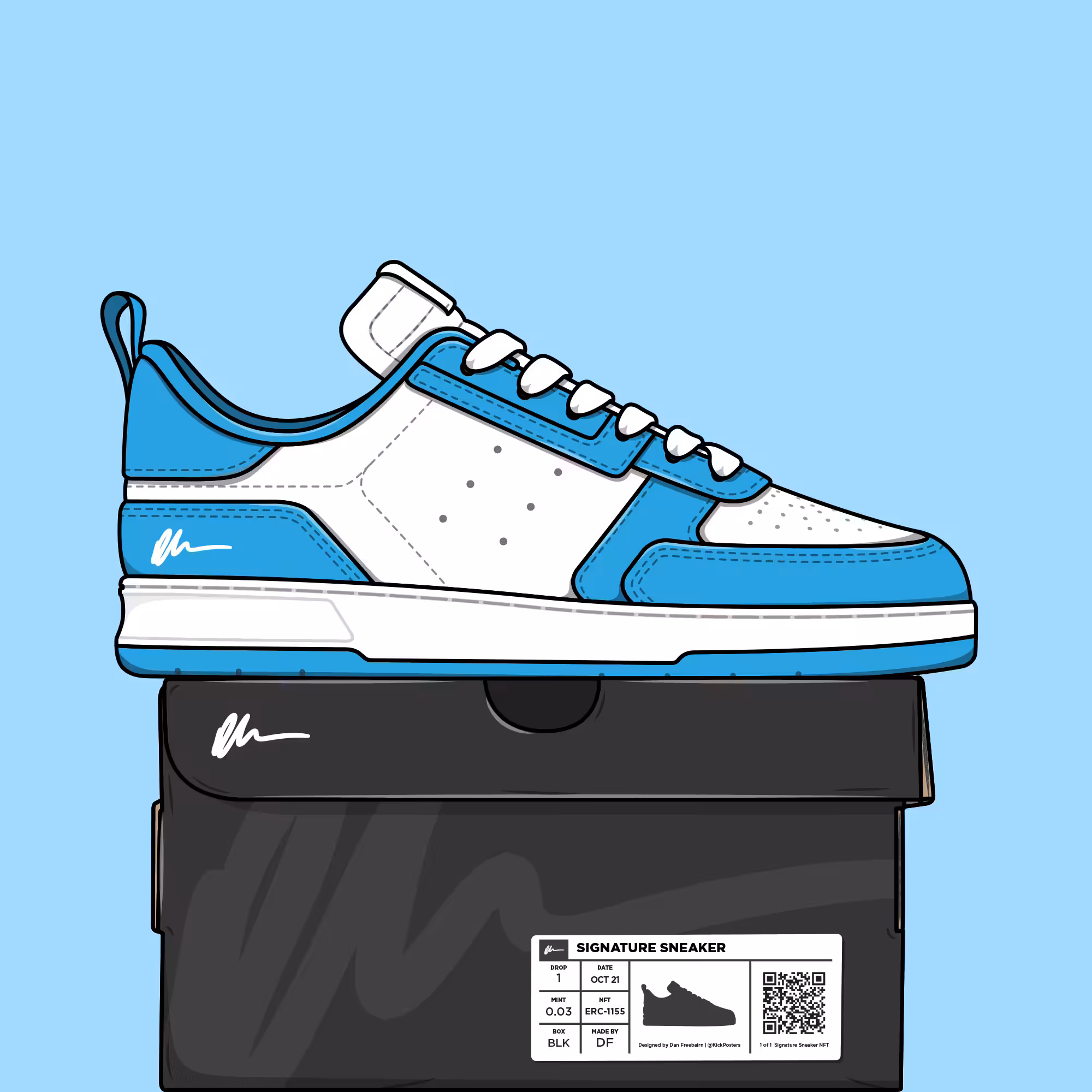 Signature Sneakers (Genesis): Signature Sneaker 'North Carolina' - #018
