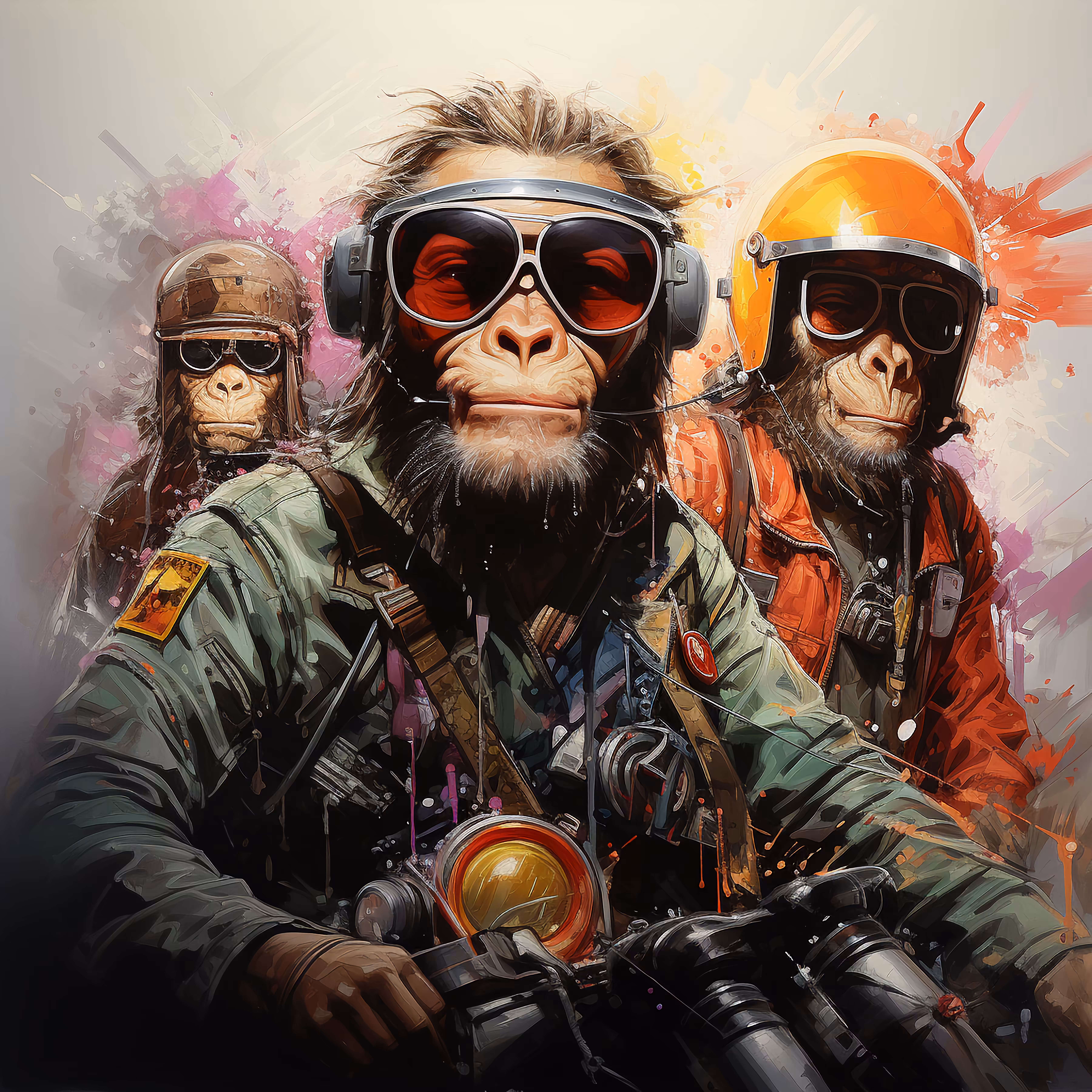 Biker Monkeys