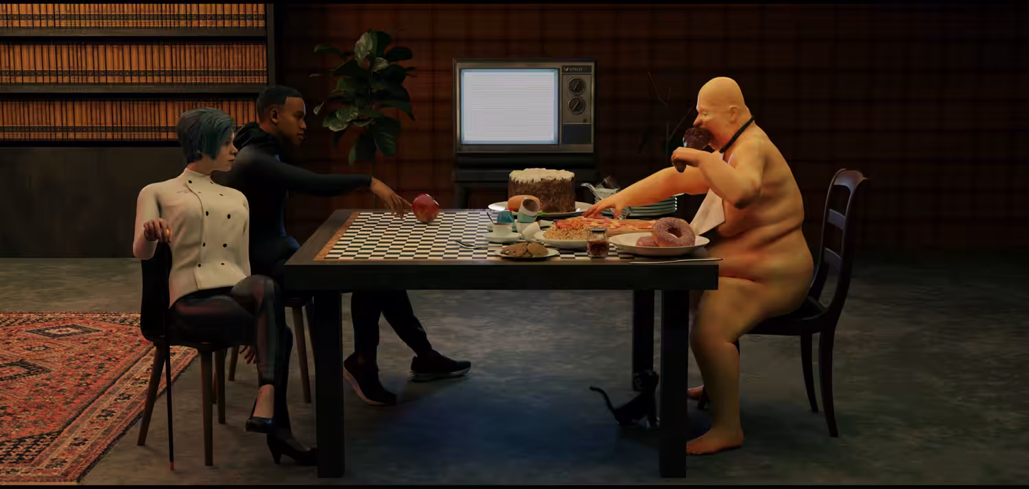 One Act Semi-Static Play