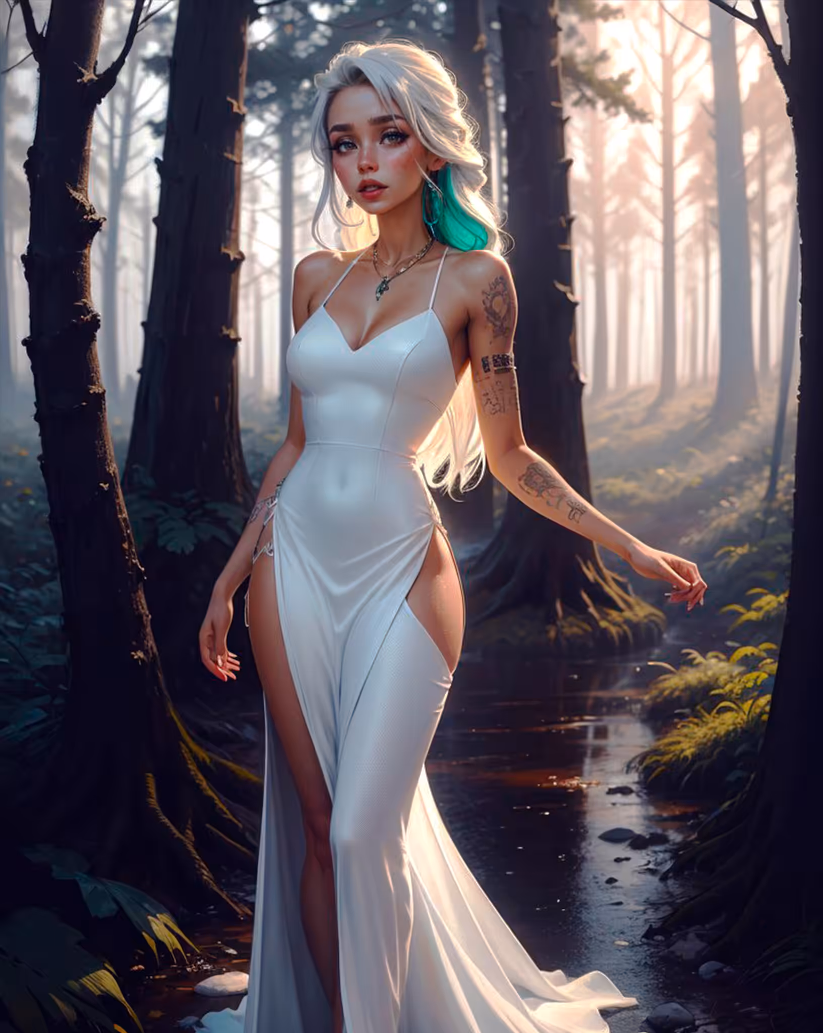 Mirana. Photo shoot in nature