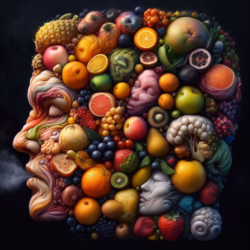 " Crazy world": fruit man: 11rendition