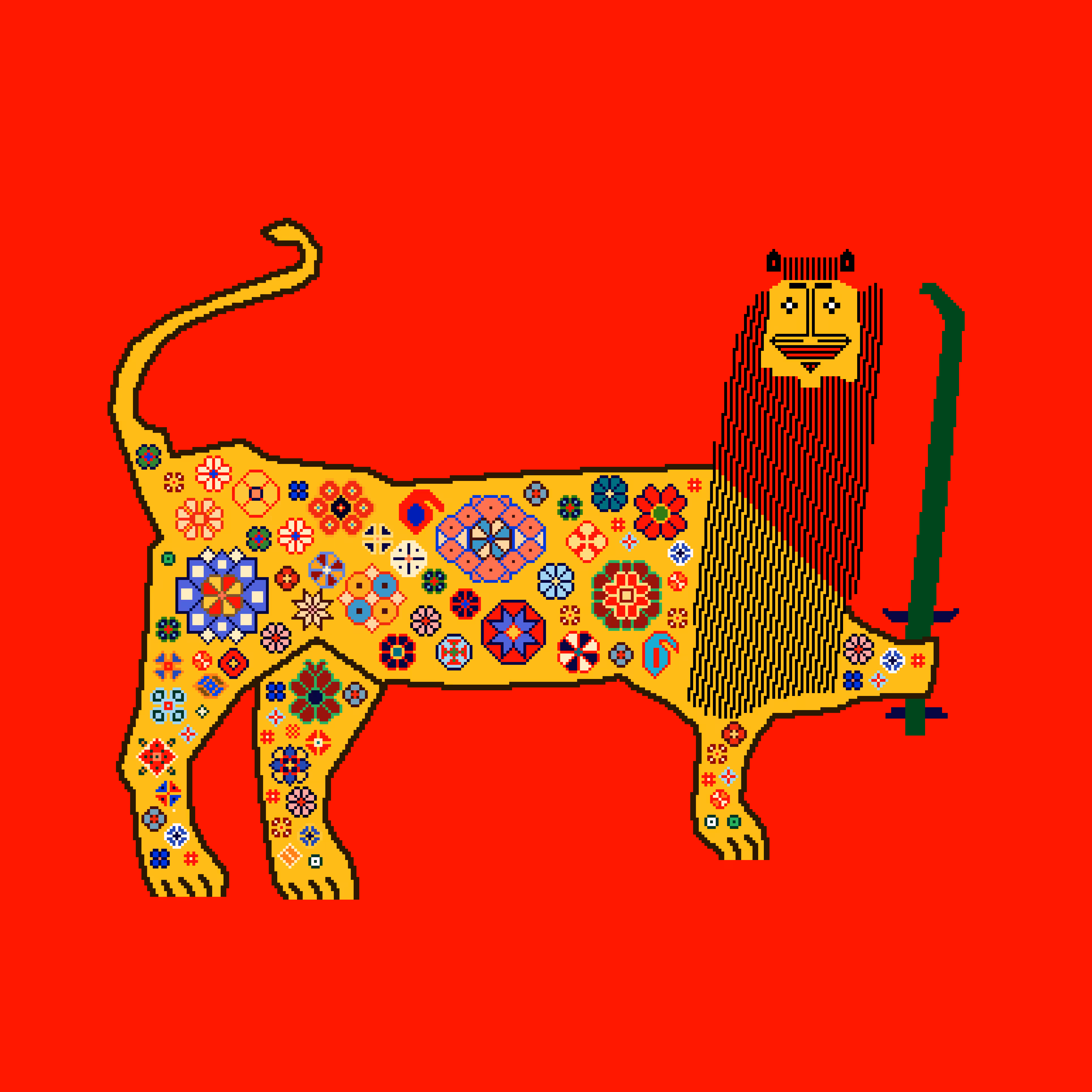 Lion Rug #3