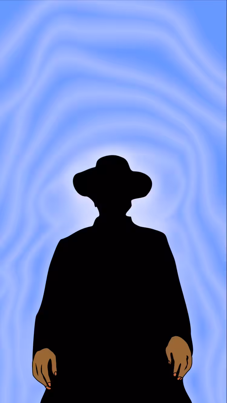 man in the hat