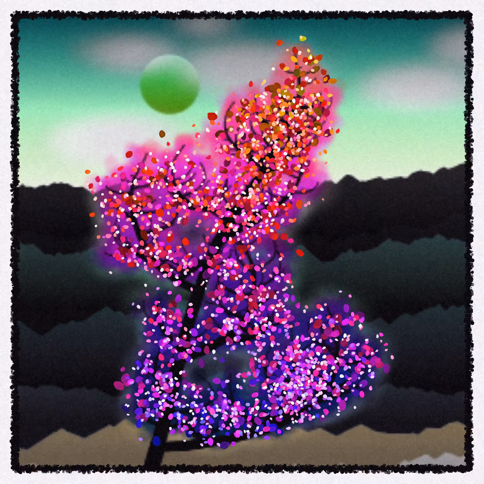 Dithered Branches #187