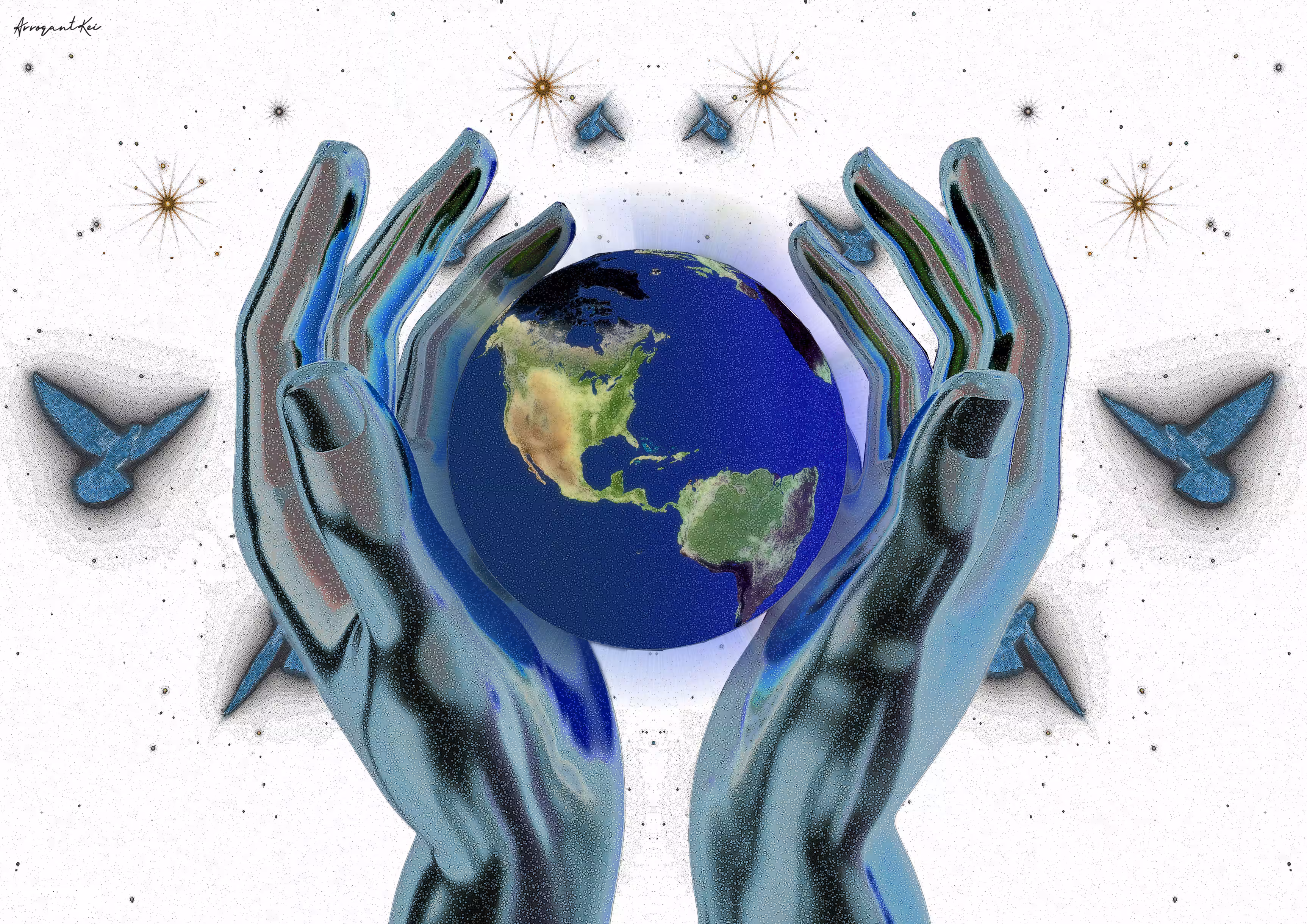 The Palms Collection: Gaia (Ivory)
