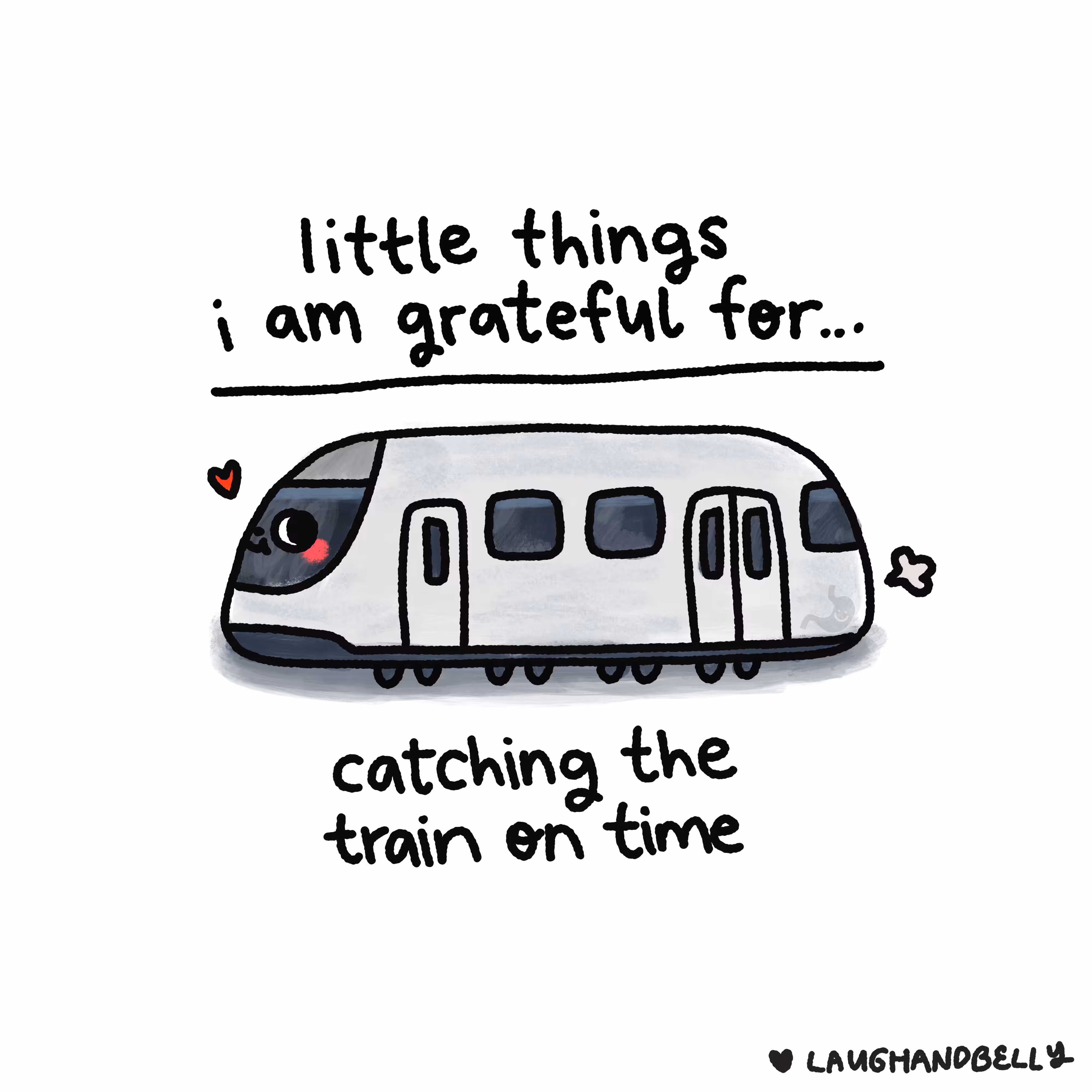 little things i am grateful for: Catching the train on time