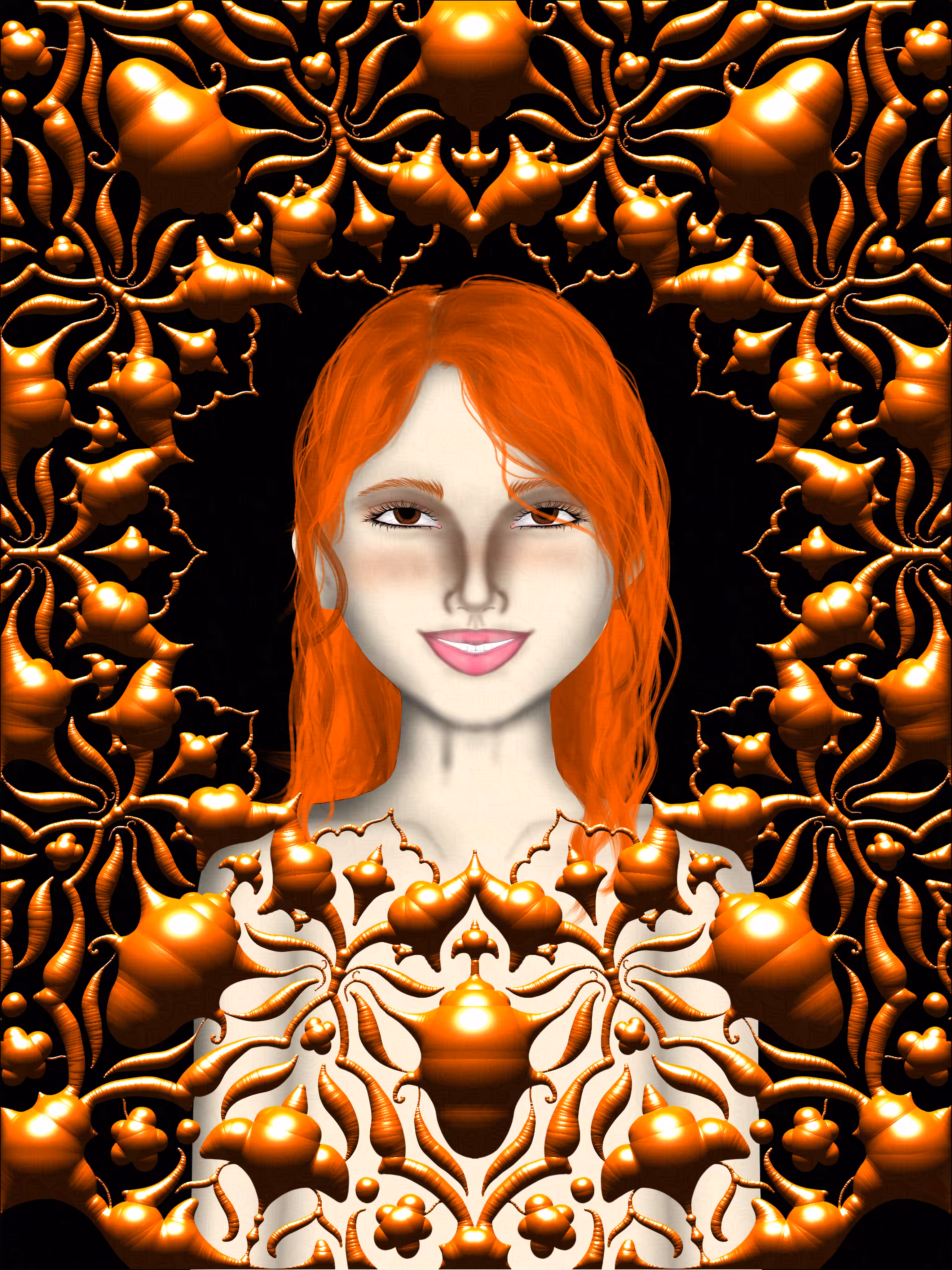 cheerful orange