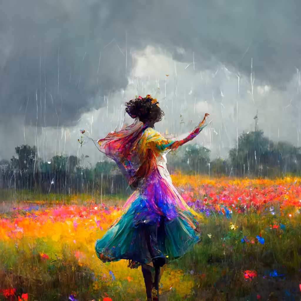 Dancing in the rain