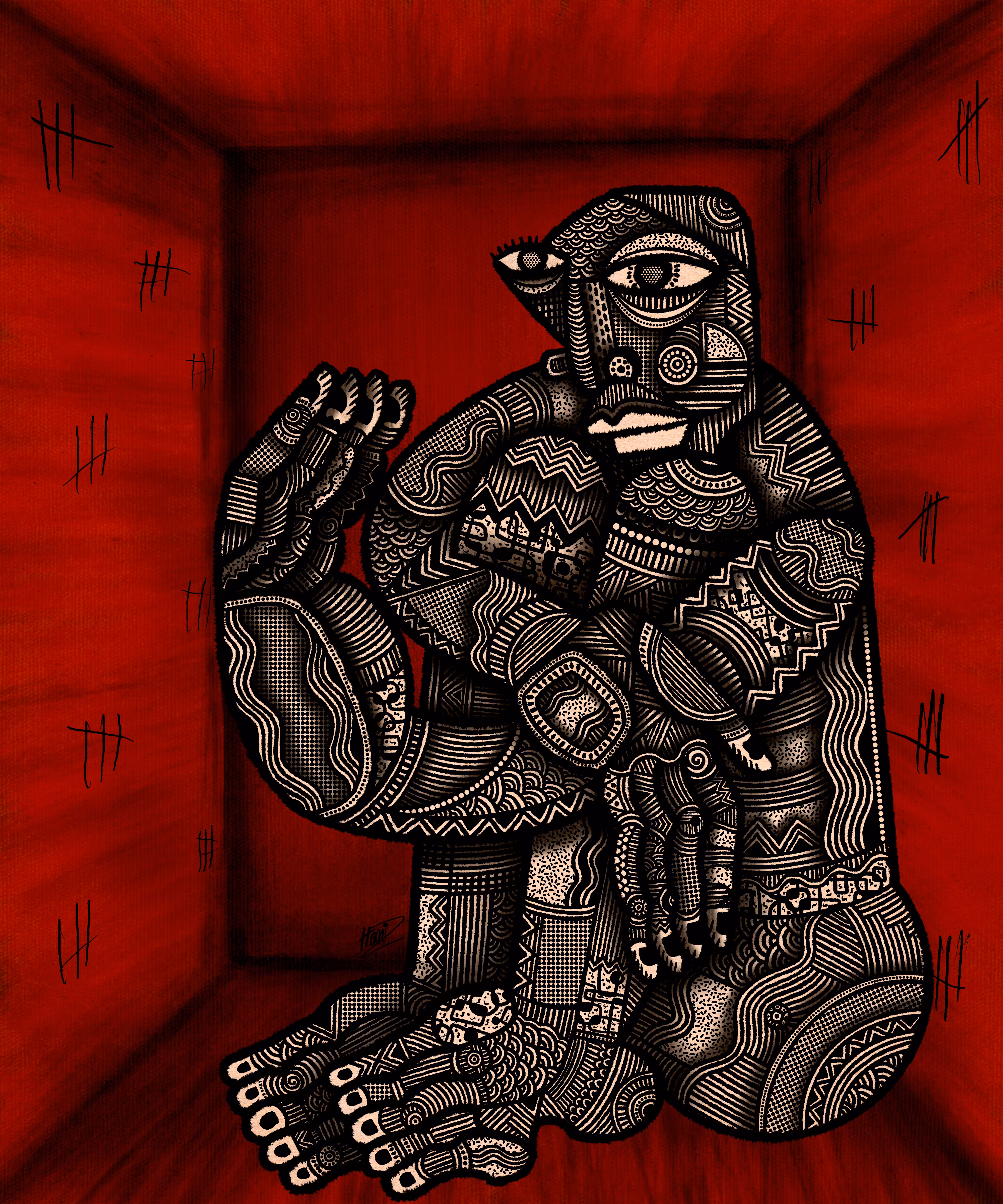 Red Solitary Confinement