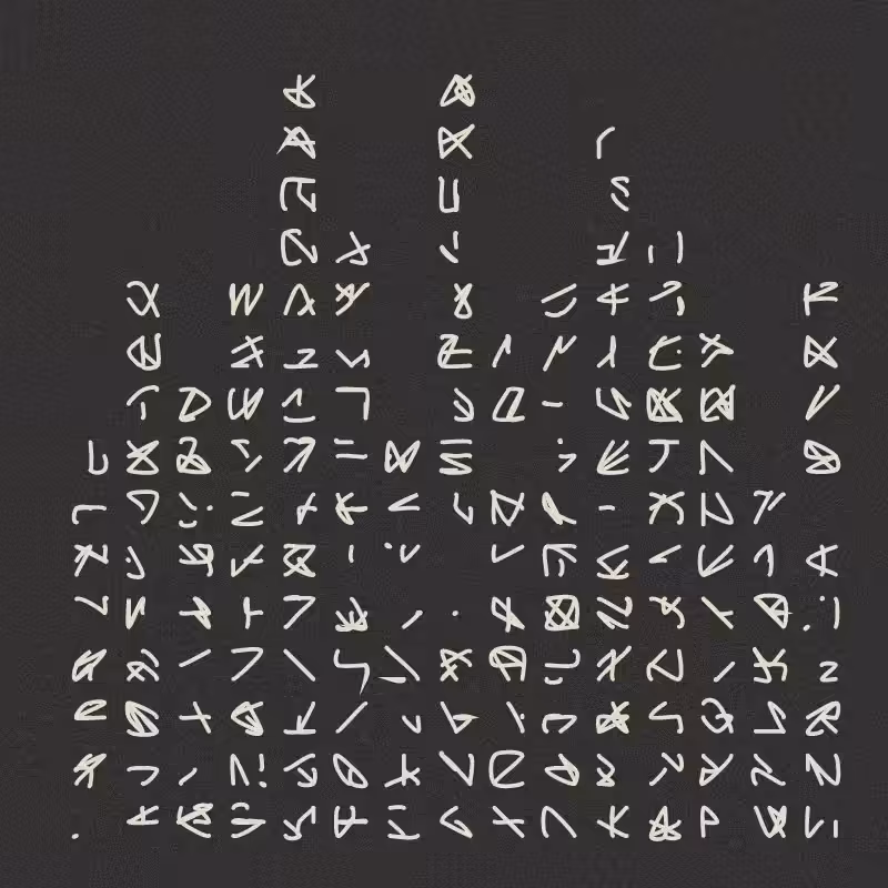 Asemic writing #8