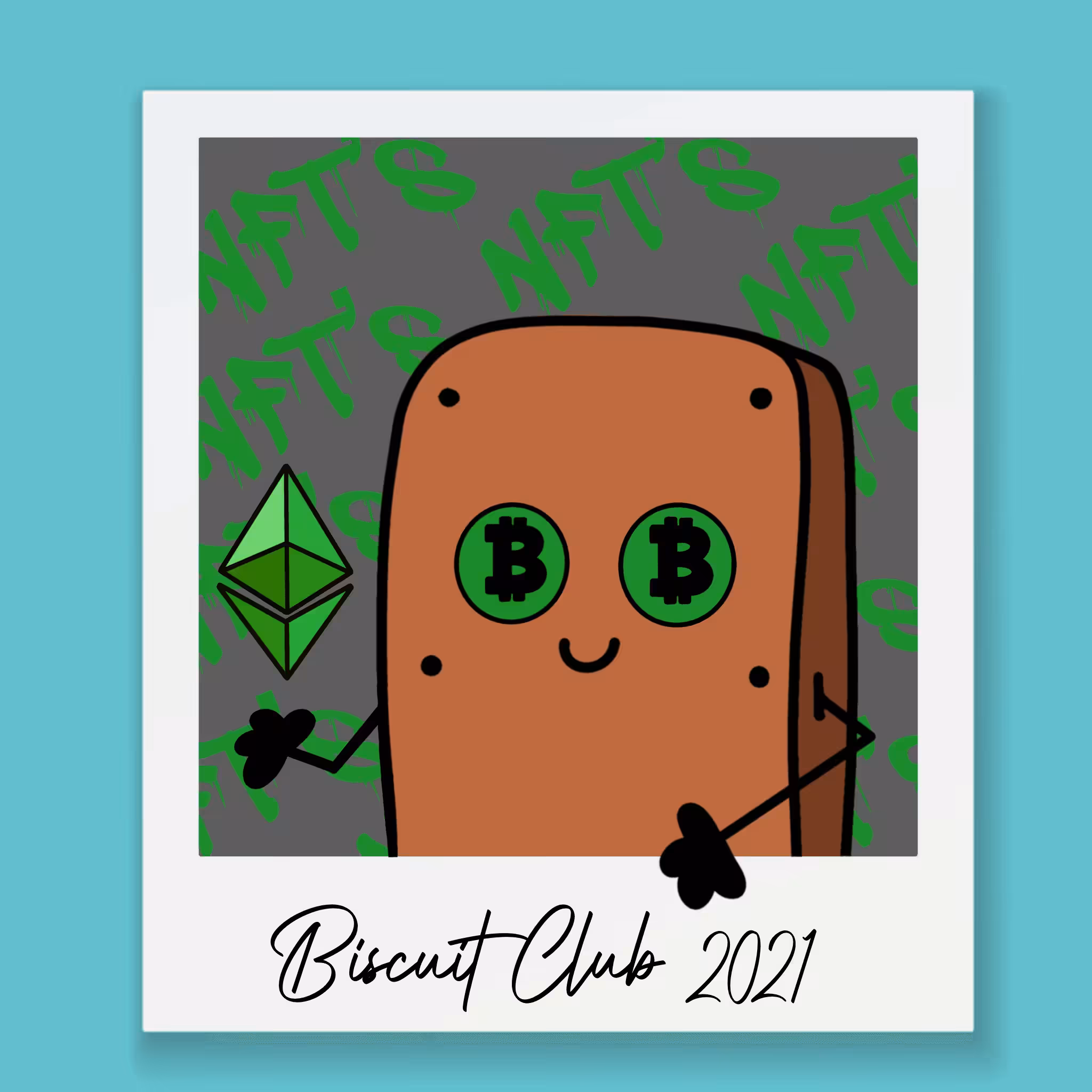 Crypto Biscuit Polaroid