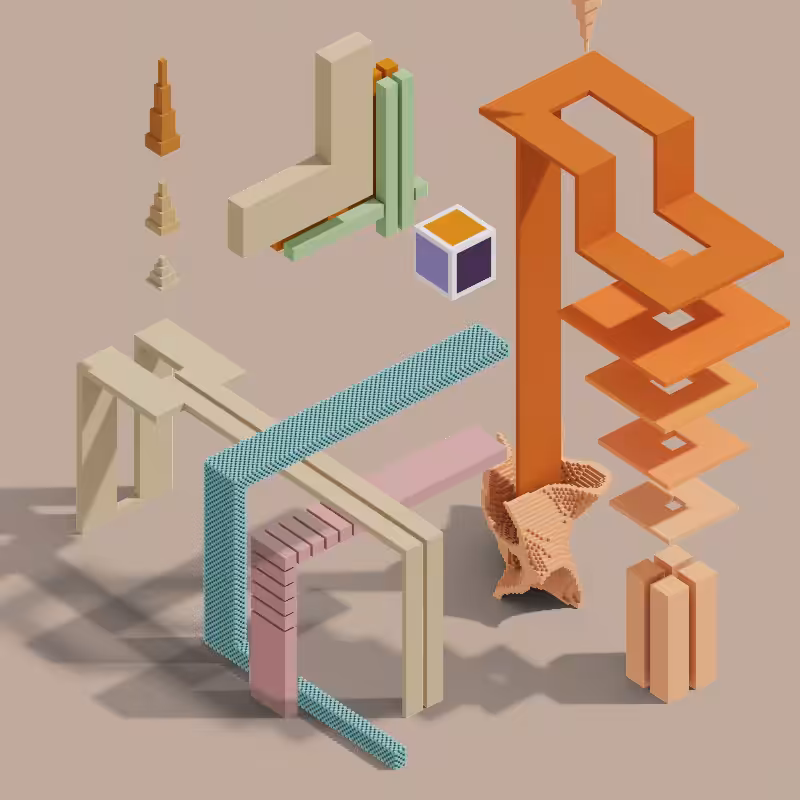 Cube colorful #12