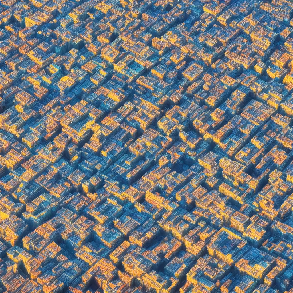 Geometrical city #6
