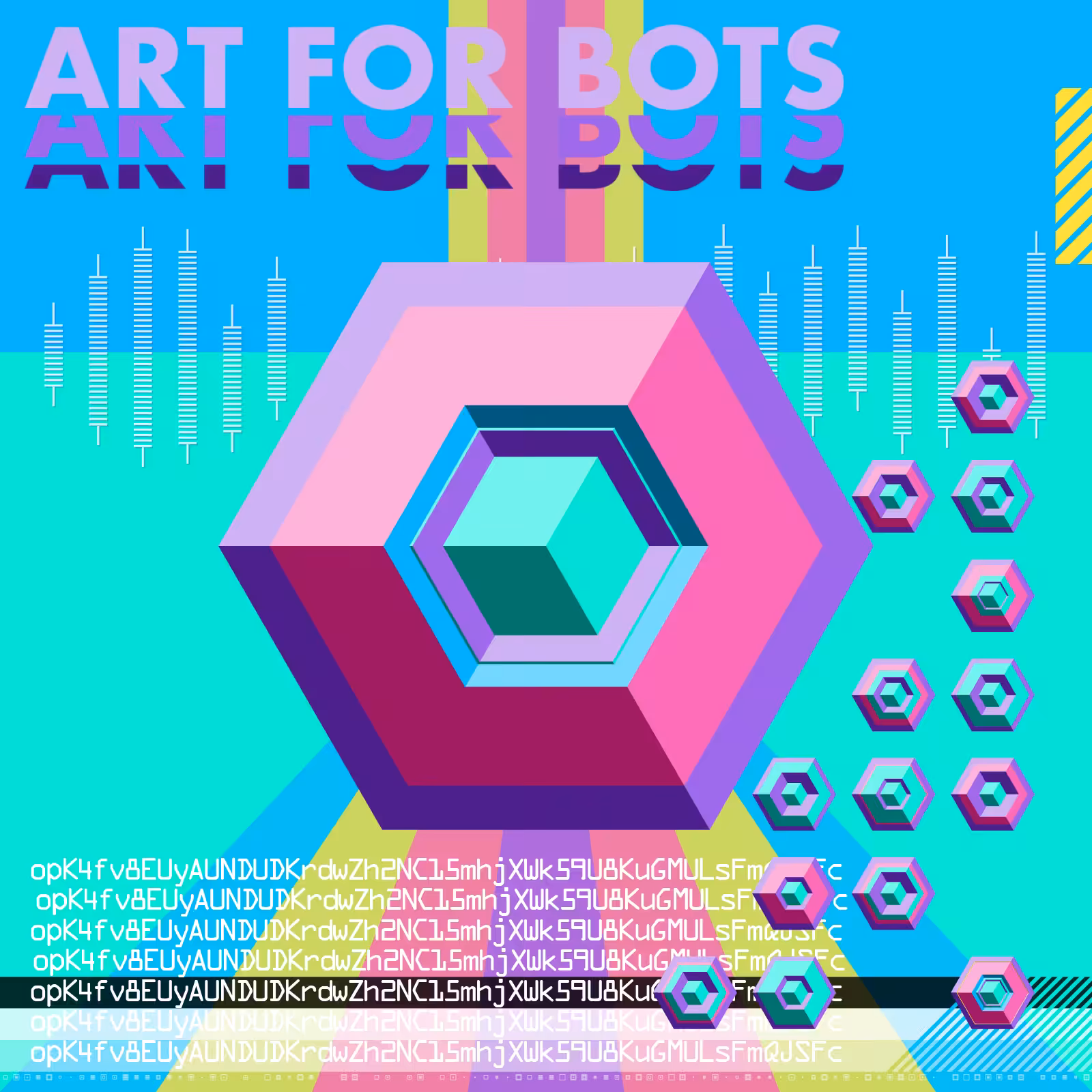 Hexagones - Art for Bots for Humans #40