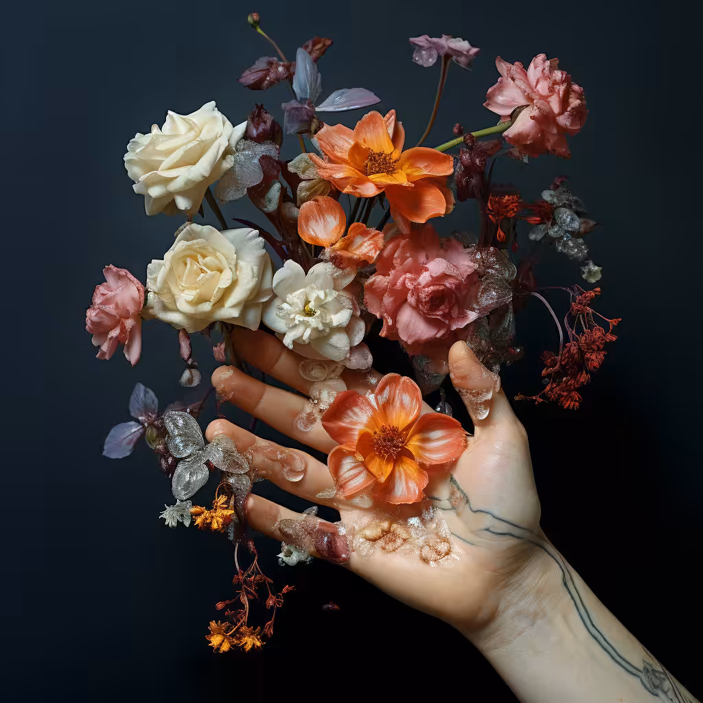 Flower hands