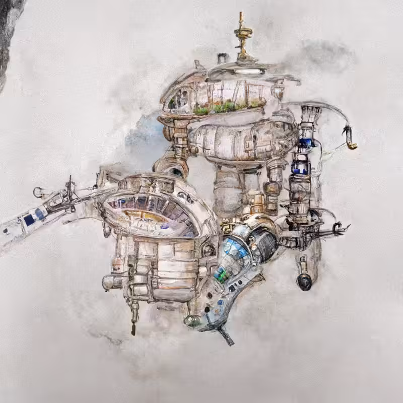 Utopian Space Castles #44