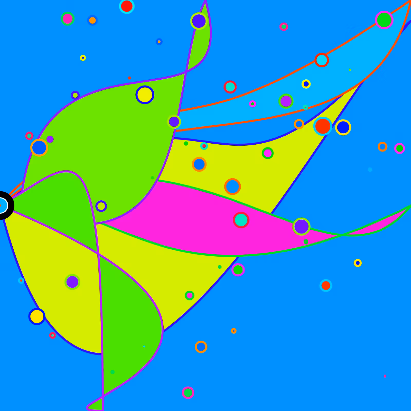 Bubbles in a Bezier Sea #12