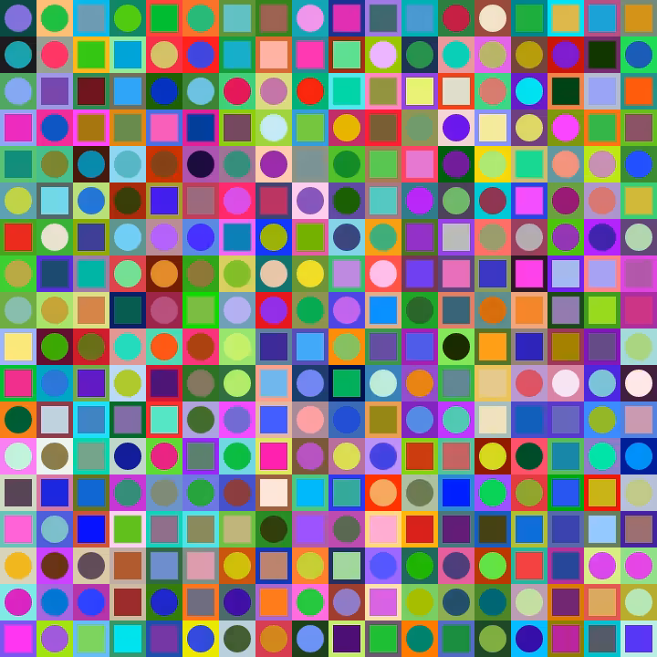 Square Dot Composition #160
