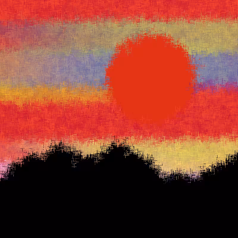 Sunset in memory #2