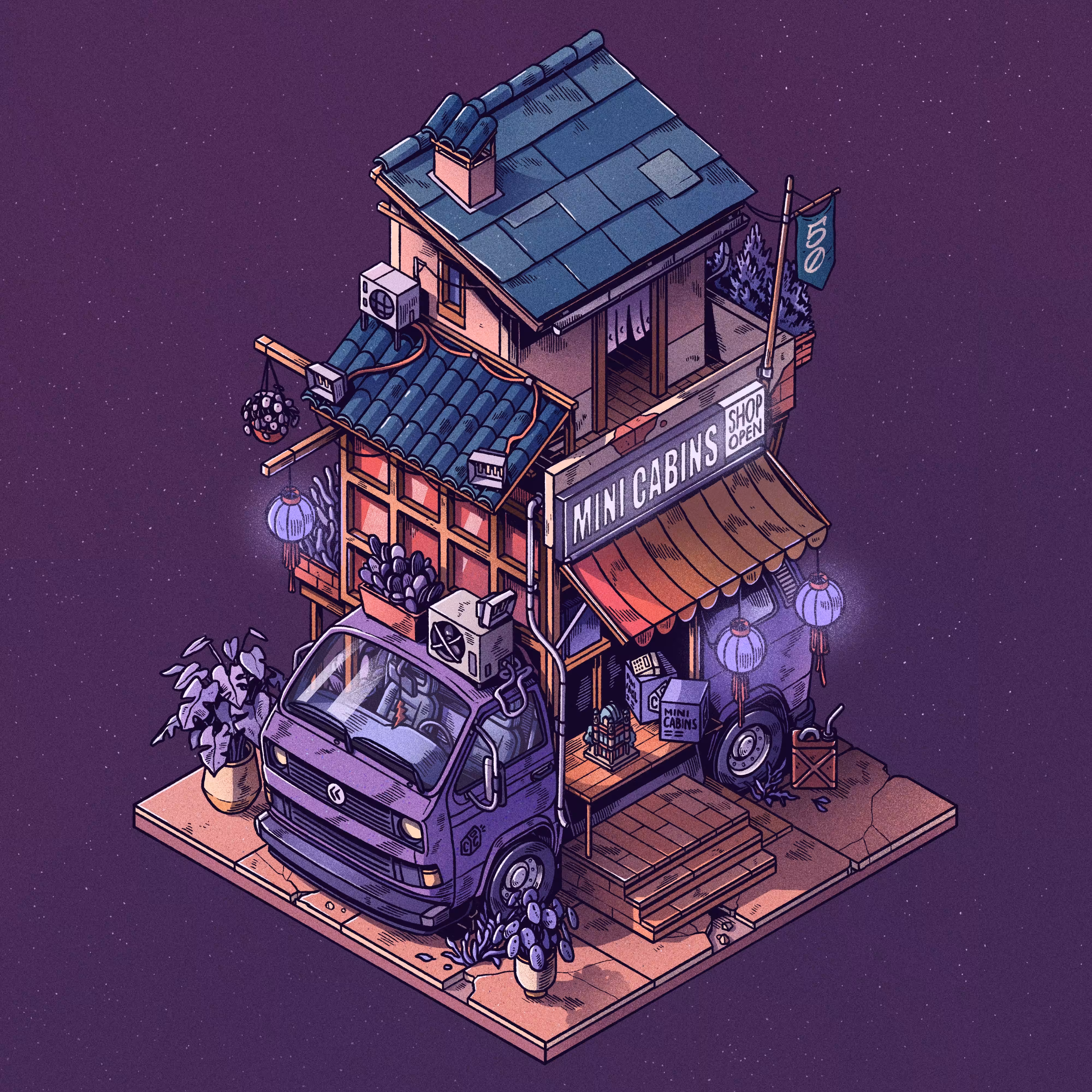Curious Cabins #50: Caravan #772