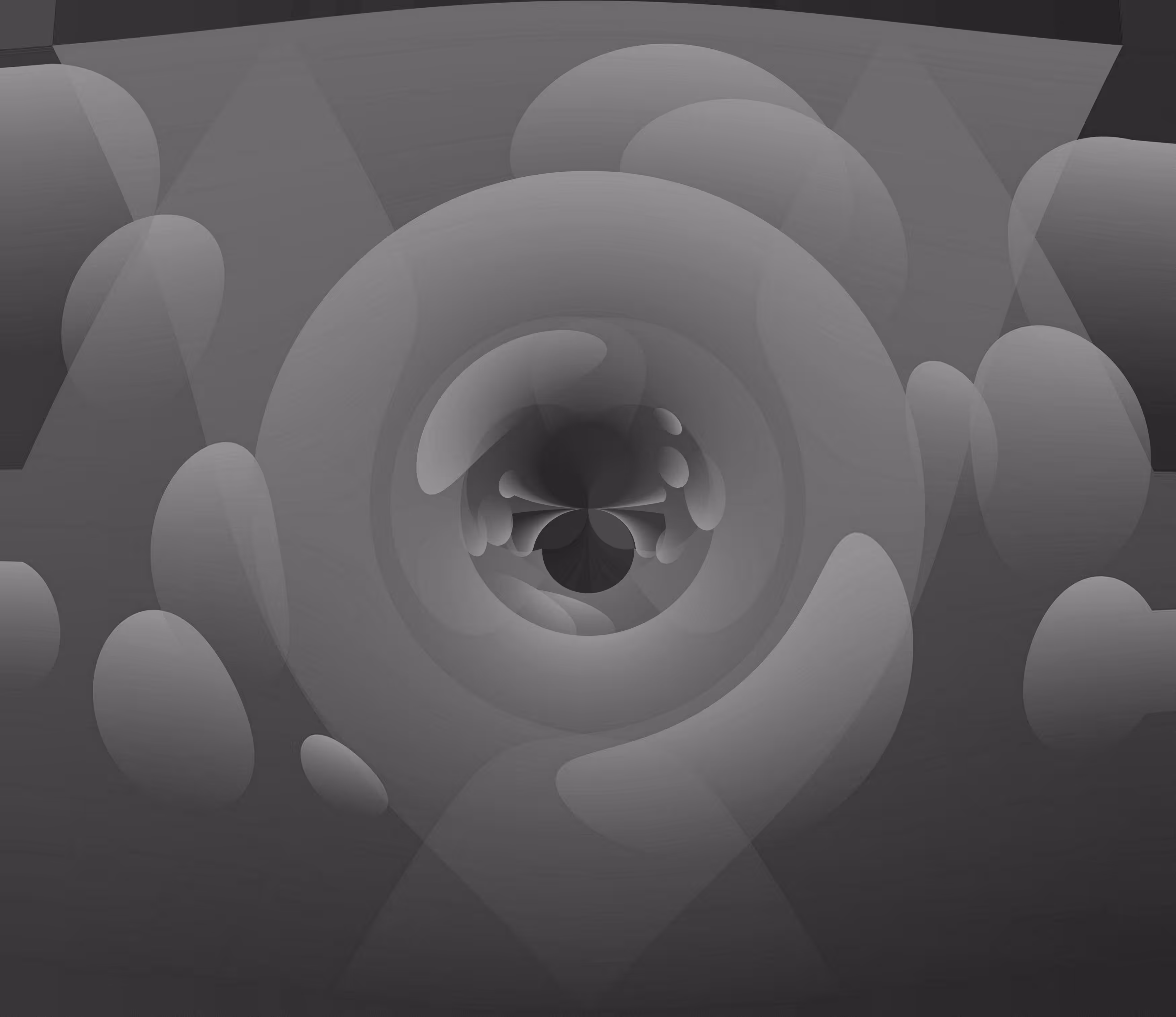 the hole.