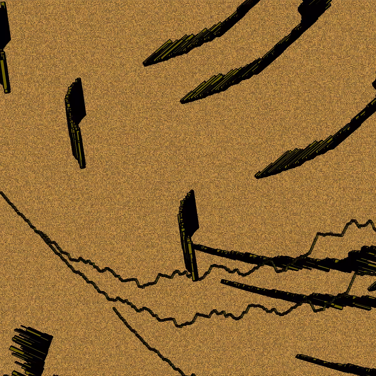 Walk with noise curve #123