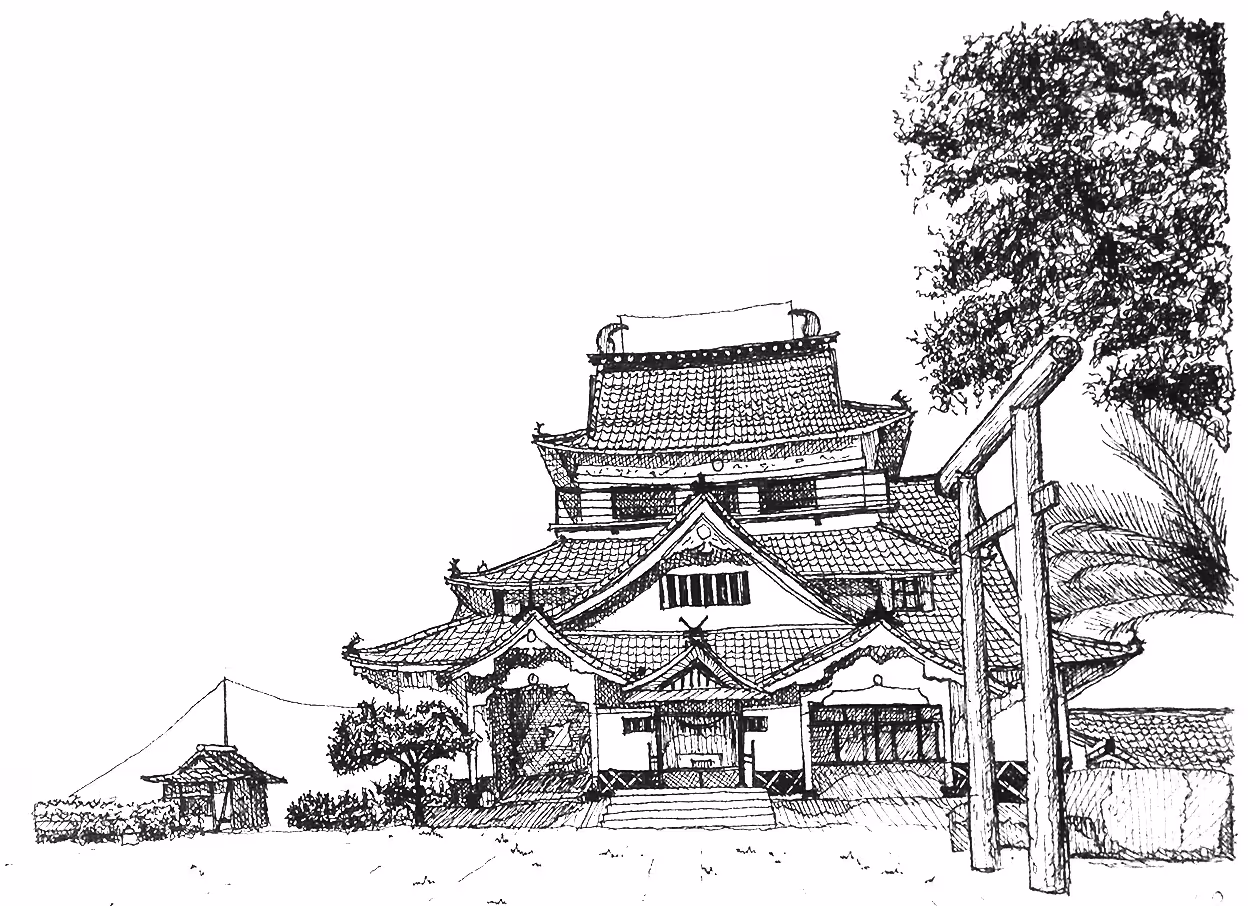Kifune Castle in SKETCH
