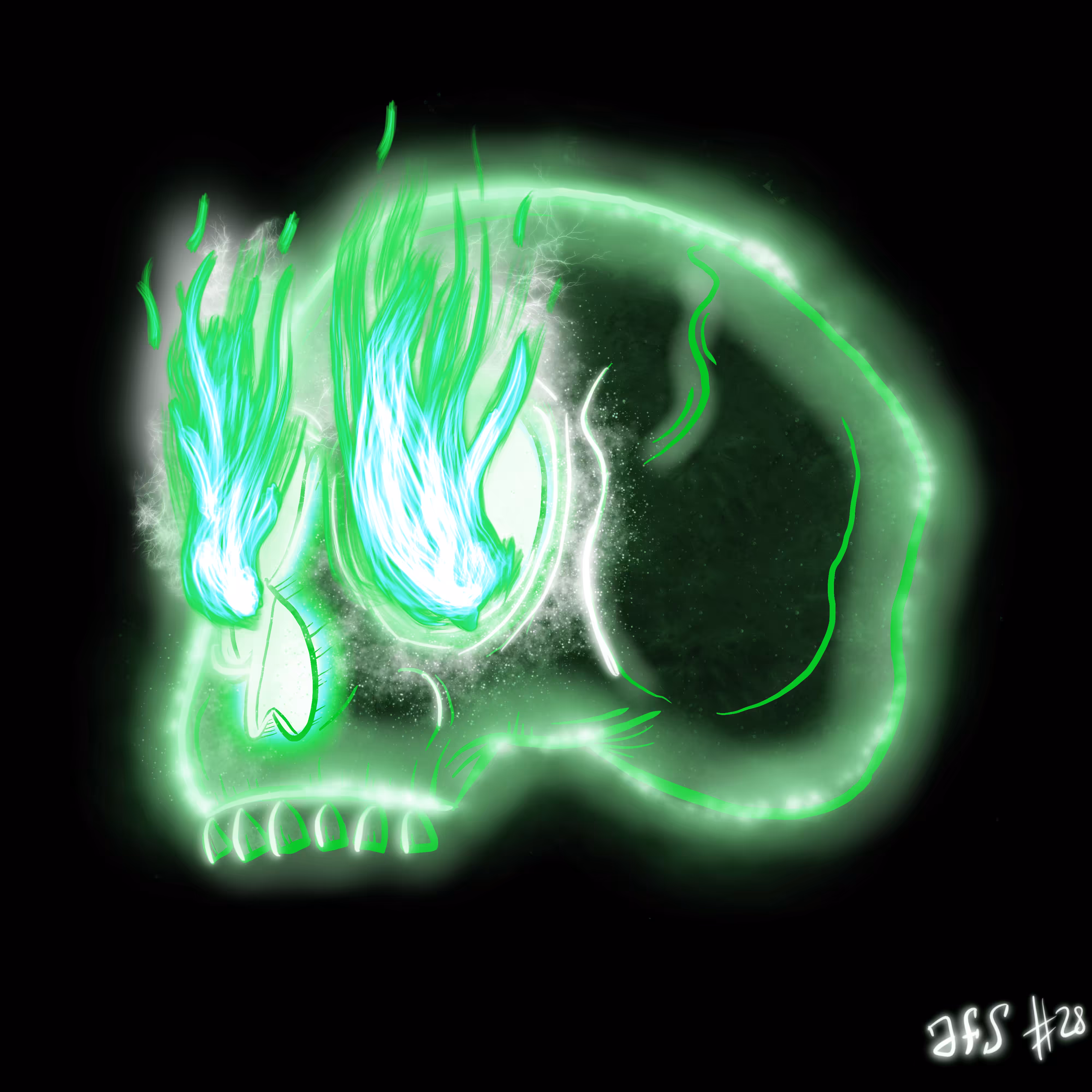 Almost Fancy Skull #28
