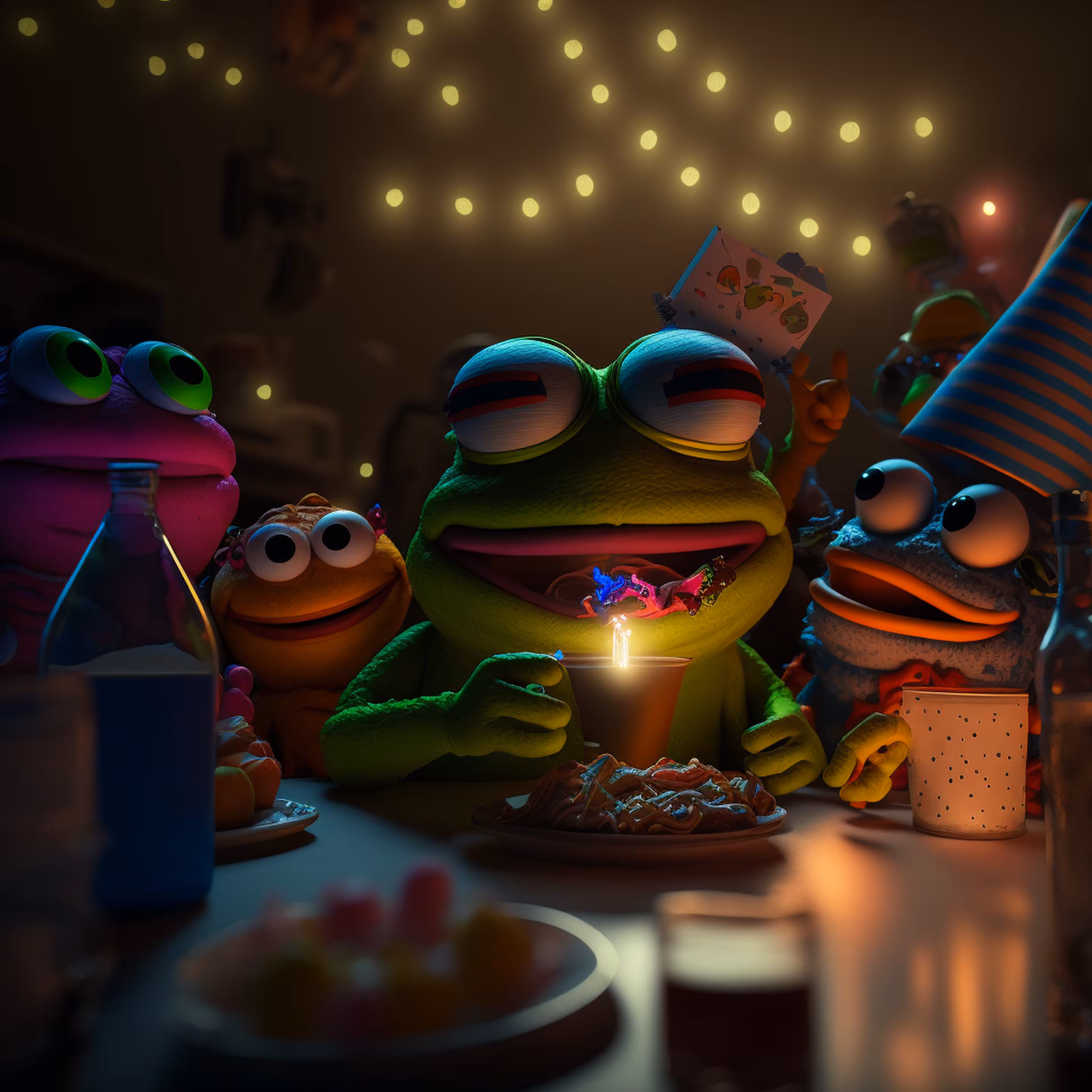 Pepe's World: Pepe birthday party fun yo