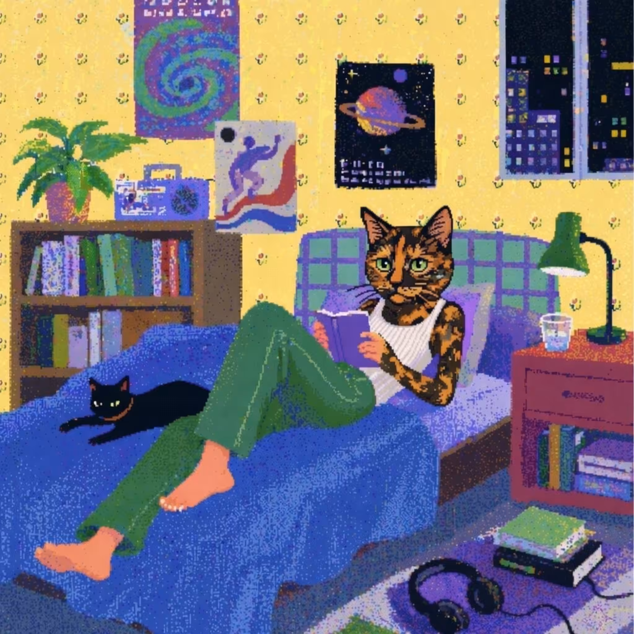 Late Night Purr-spective
