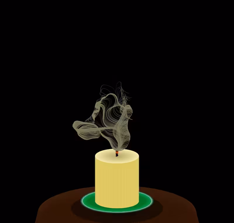 Candle in the Light Breeze #23