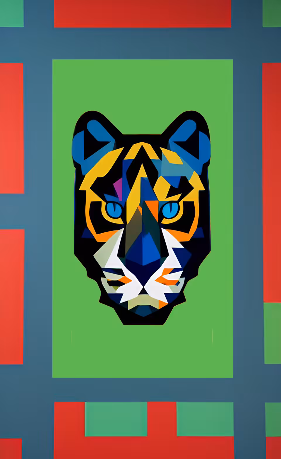 tiger face #6