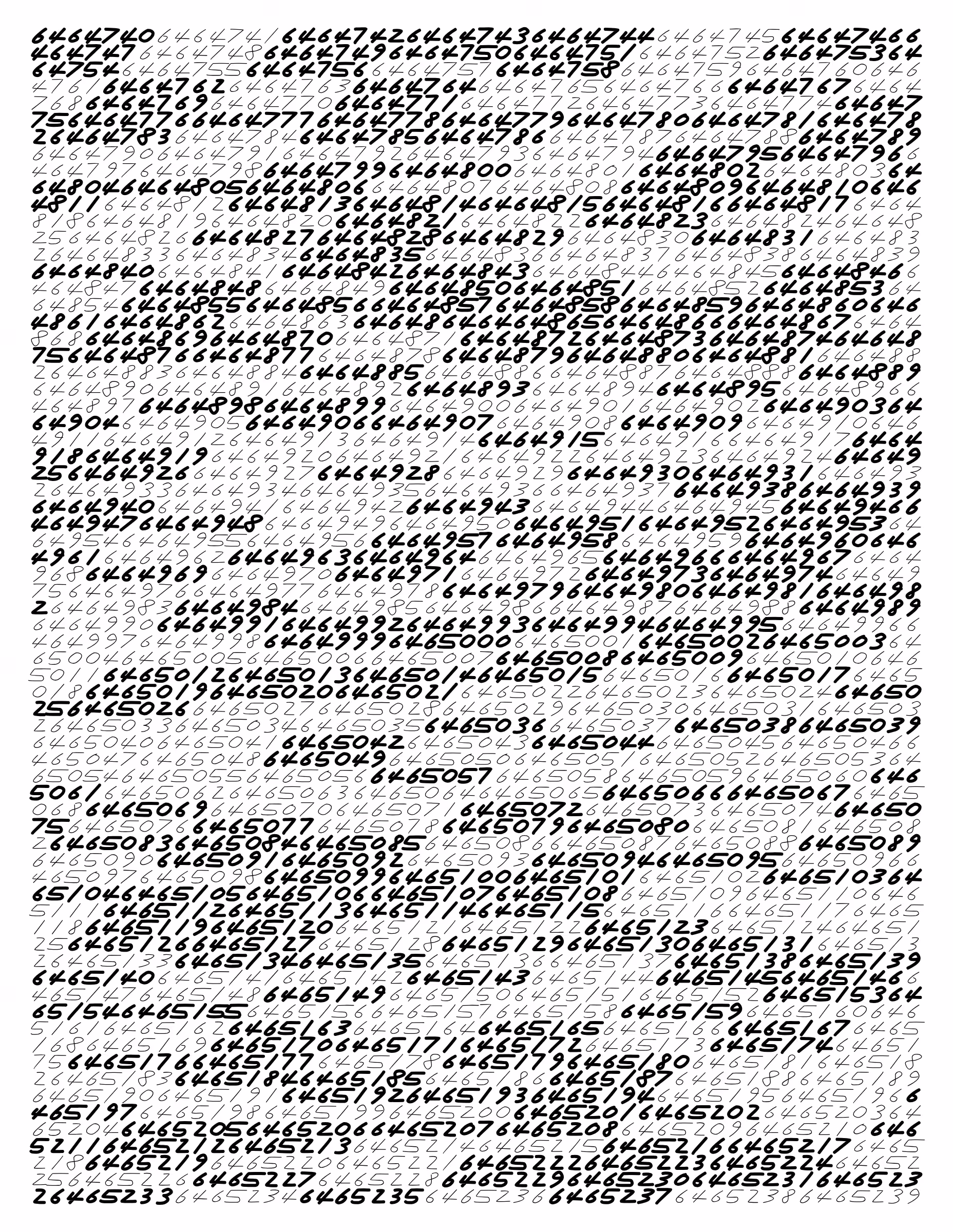 Endless (5,607,250 to Infinity) #2951