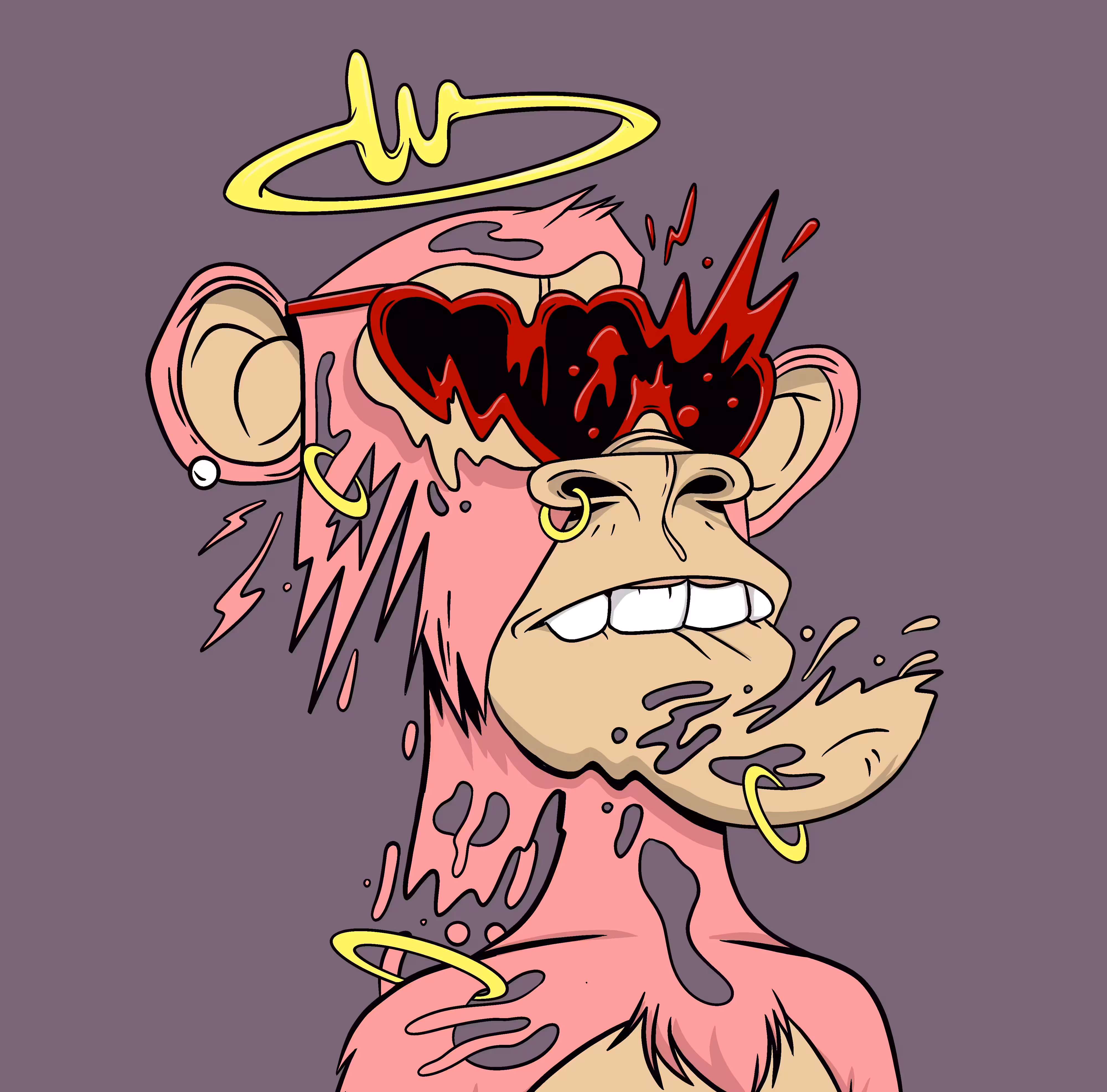 Bored Ape Remix Club: Bored ape remix #7016 - 1/1 Edition