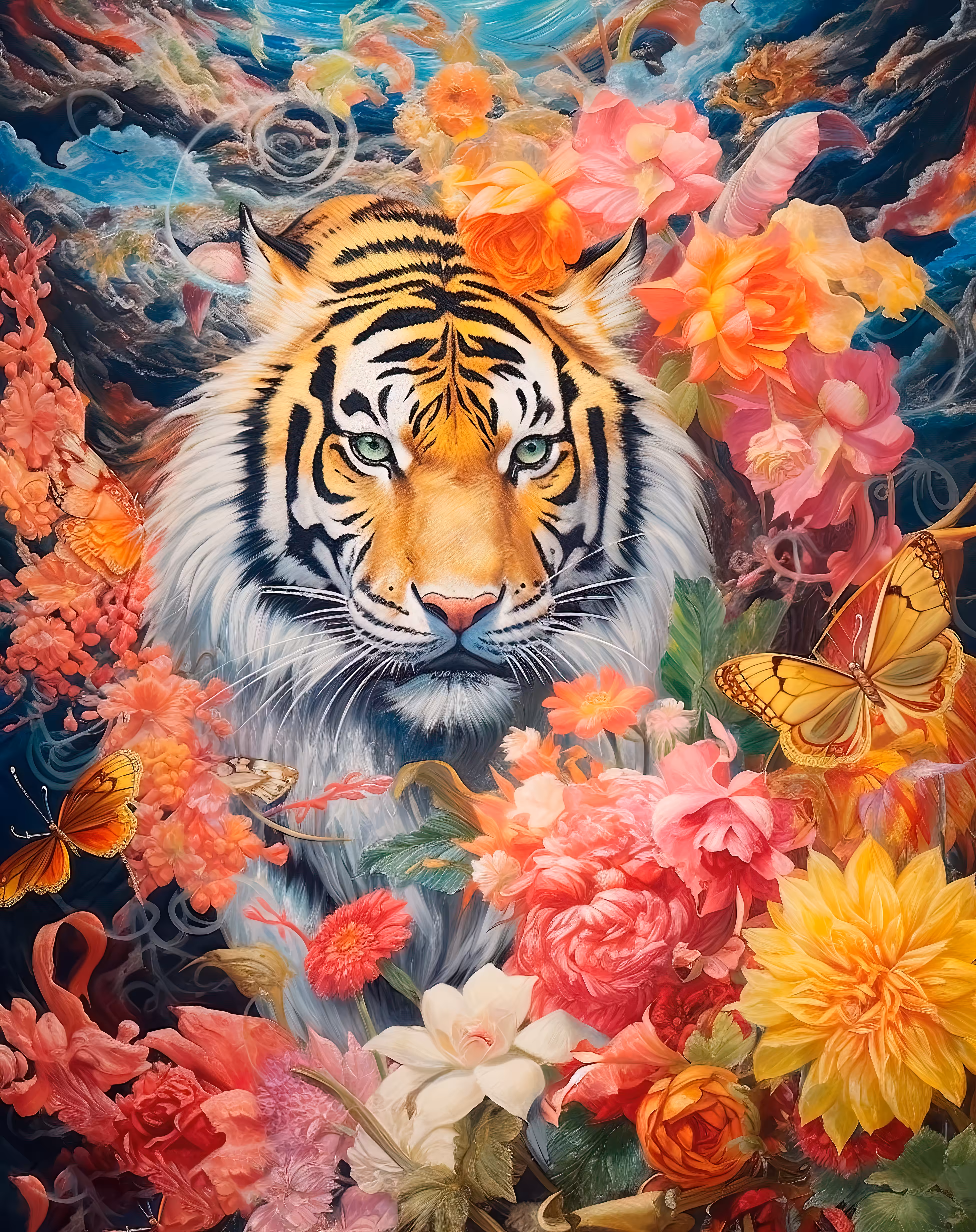 The Tiger Inside Paradise