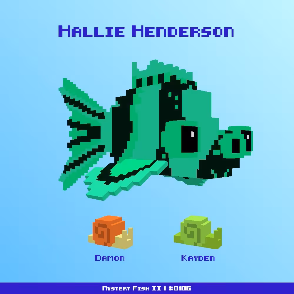 Hallie Henderson :: Mystery Fish 0106/1000