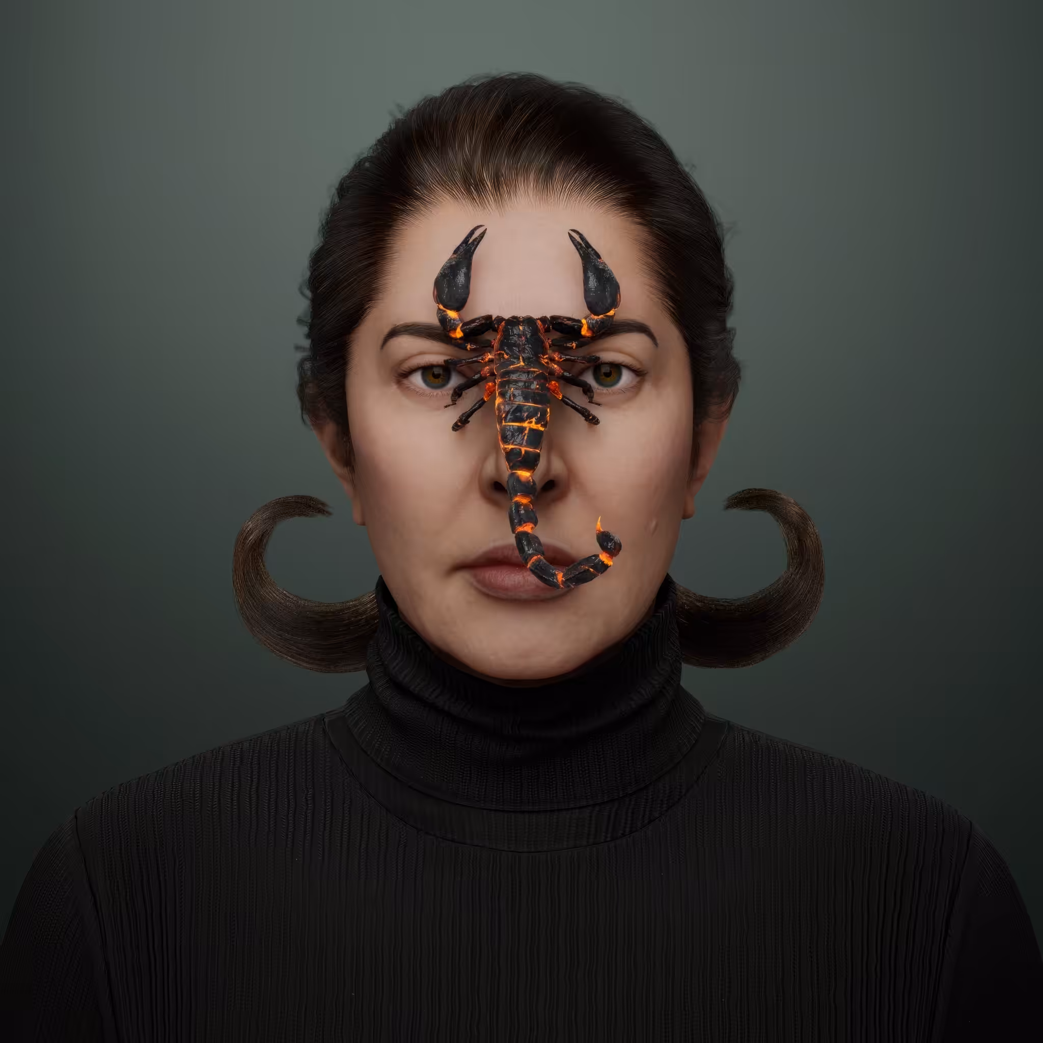 Portrait with Scorpion #428