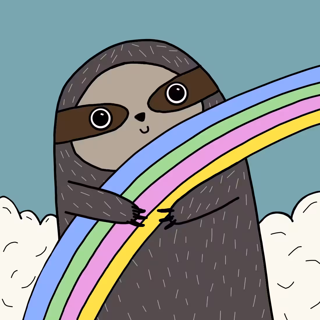 Rainbow Sloth