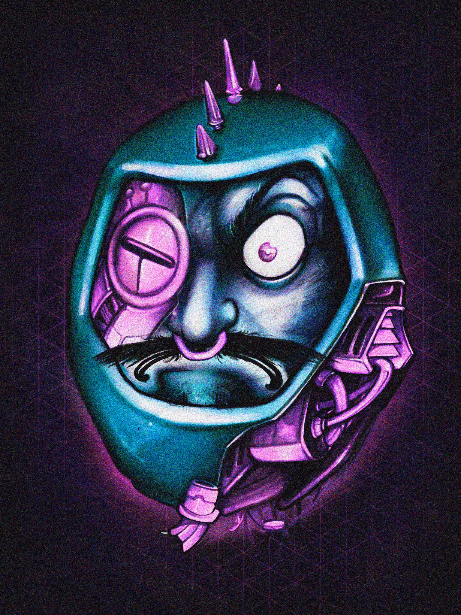 NEON DARUMA