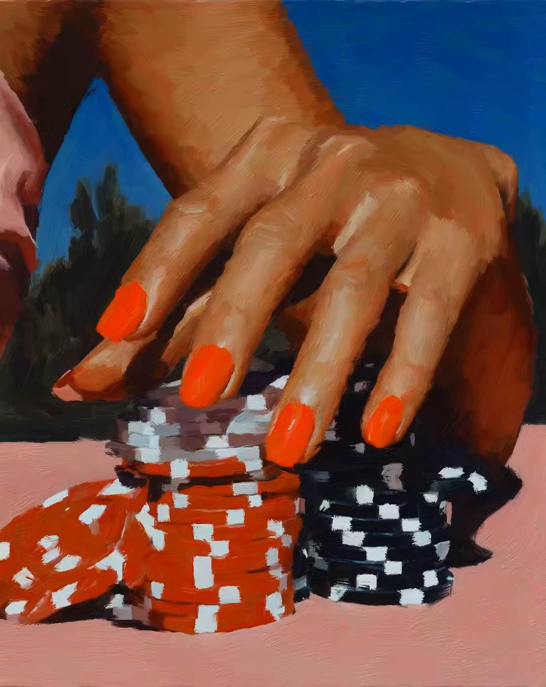chips on the table