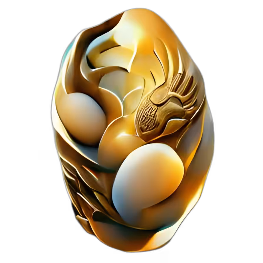 An Egg From Which a Phoenix Hatches