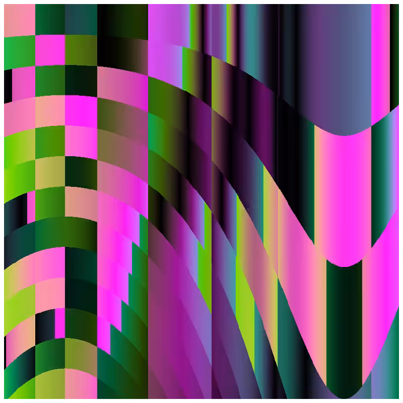 Deluxe Gradient Pixels #25