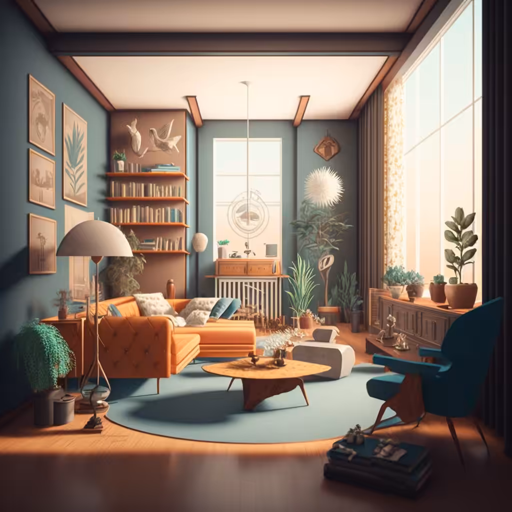 The former living room