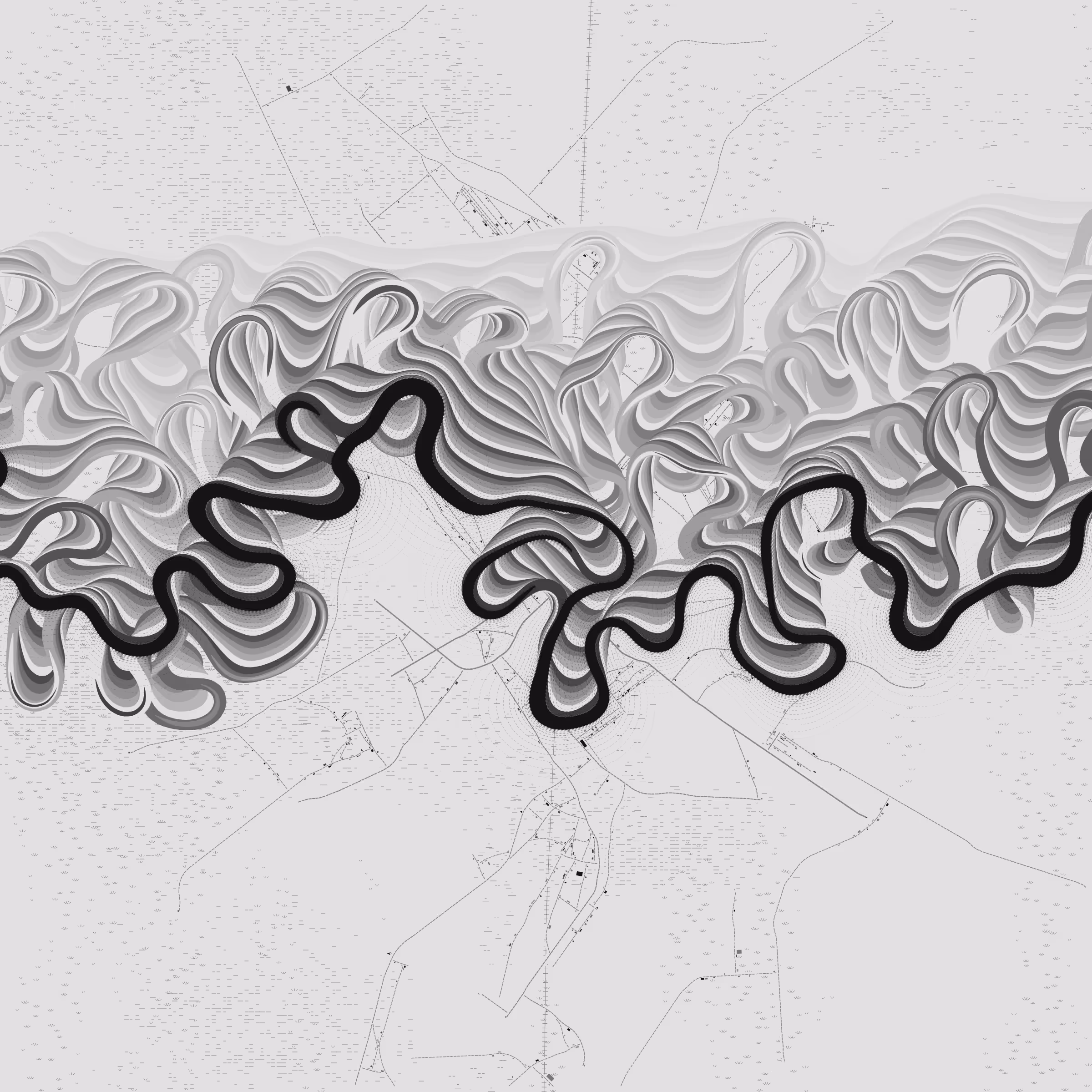 Ancient Courses of Fictional Rivers #871