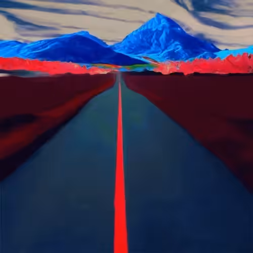 Generated Glitch Landscape #89