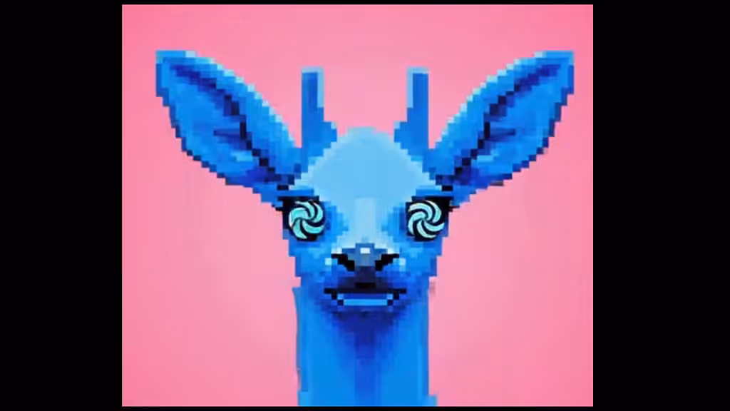 Pink deer