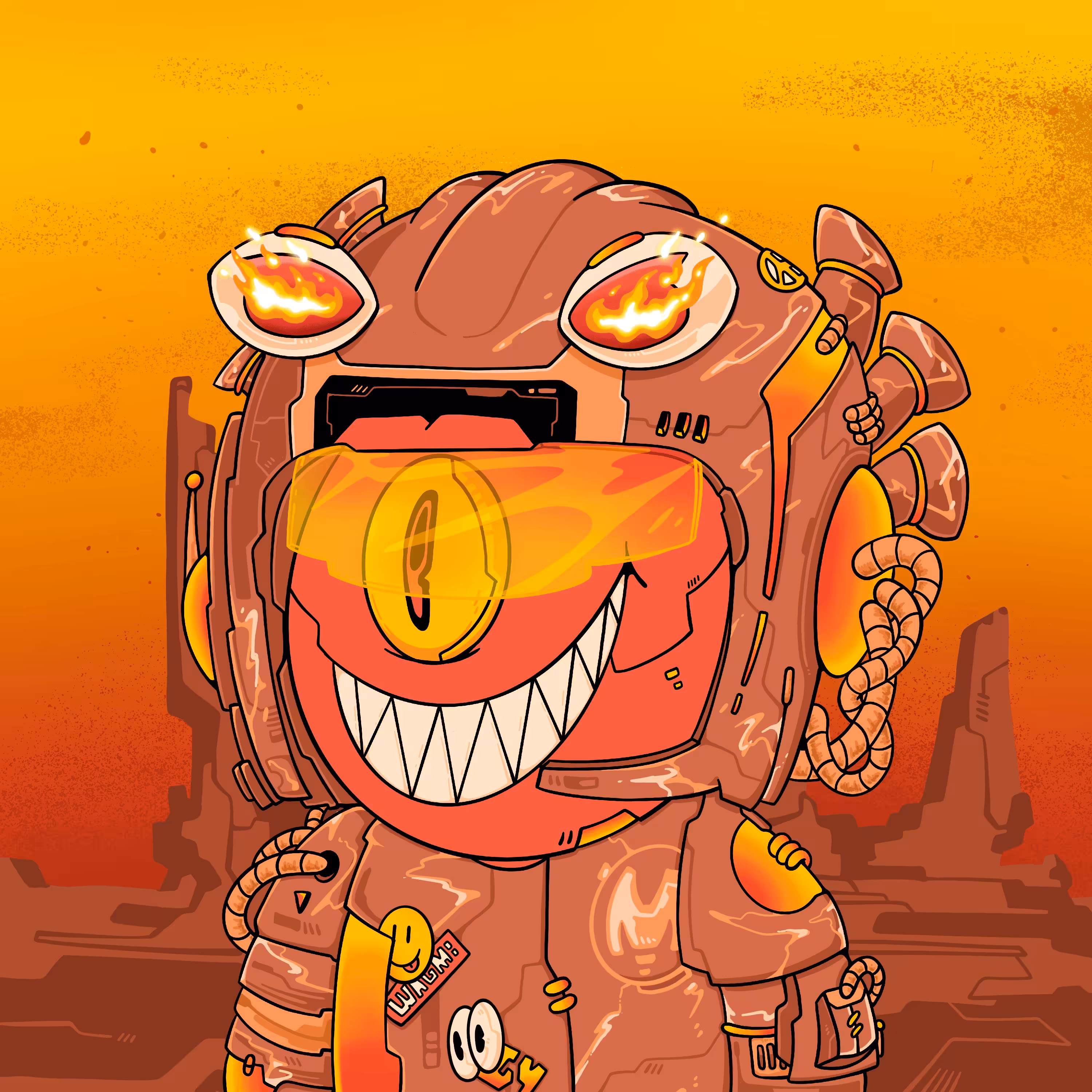 owangeboy and frens #102 - moji steam-bot 19th by Eazydead