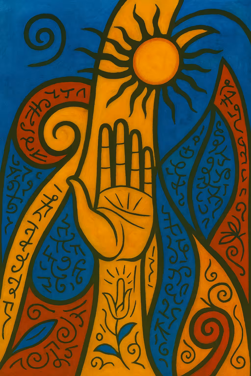 Sunlit Hand of Transformation